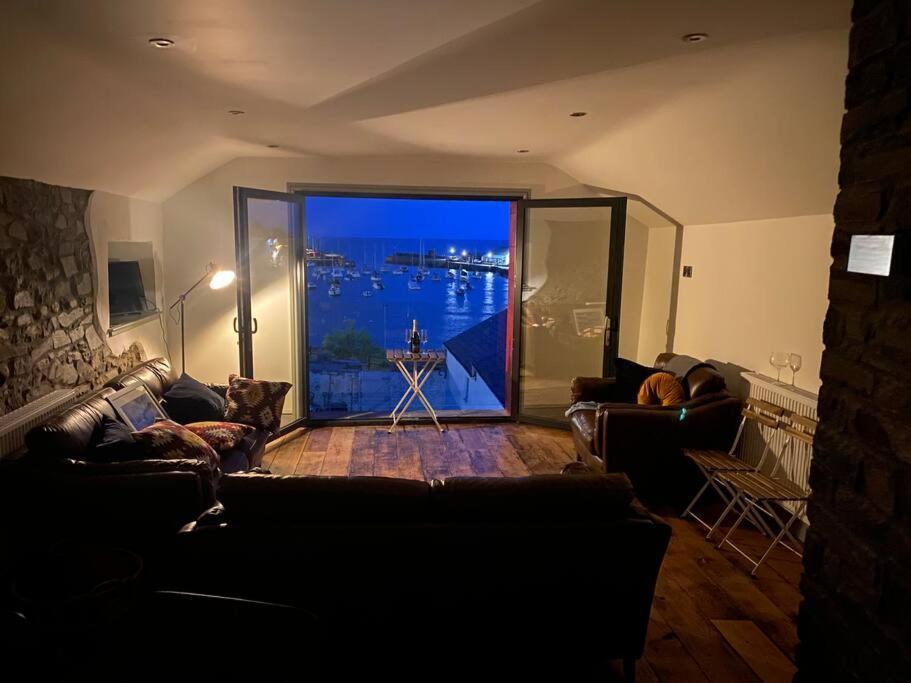 Aberaeron Island House - Panoramic Harbour Views Villa Exteriör bild